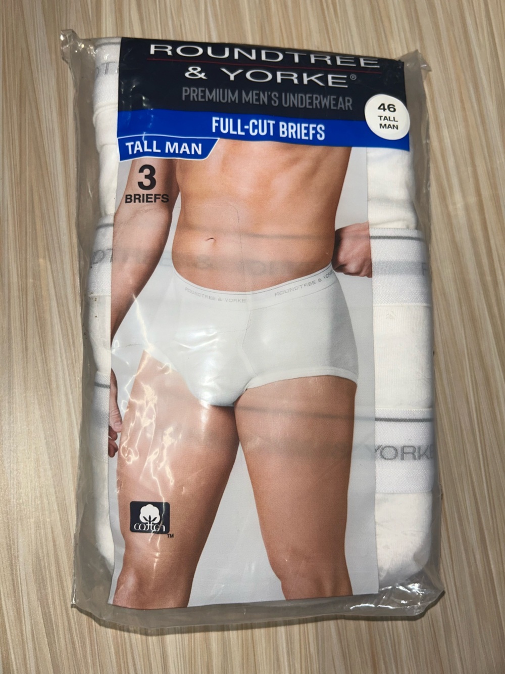 Roundtree & Yorke 3-Pack Big Man Full-Cut Briefs